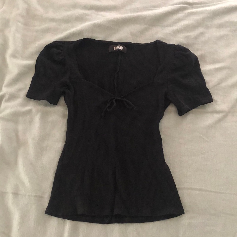 Reformation sweetheart top
